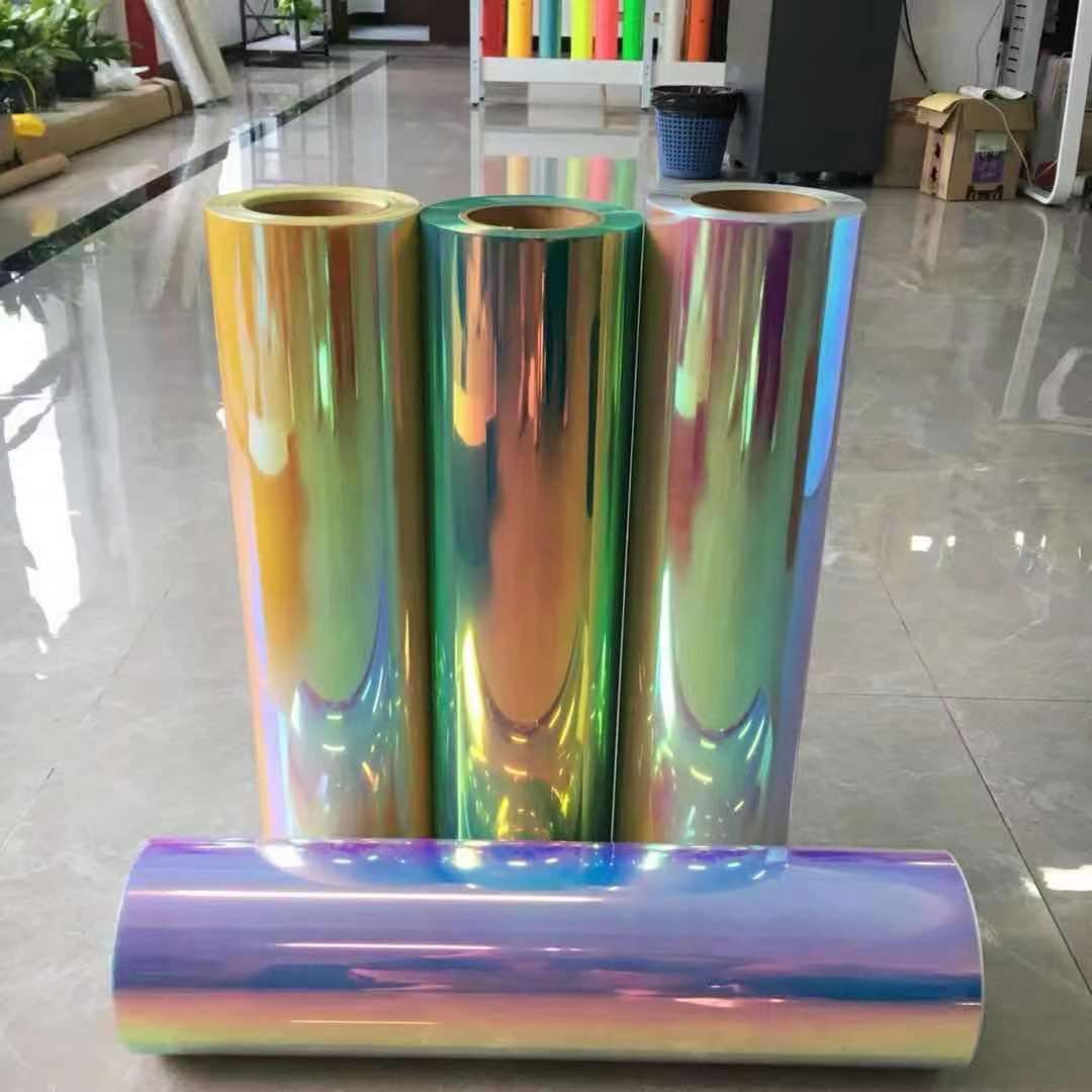 Easy weeding hologram Heat Transfer Vinyl cuttable flex For Clothing