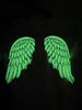 Easy weeding glow in the dark luminous Heat Transfer Vinyl photo luminescent PU flex For Clothing