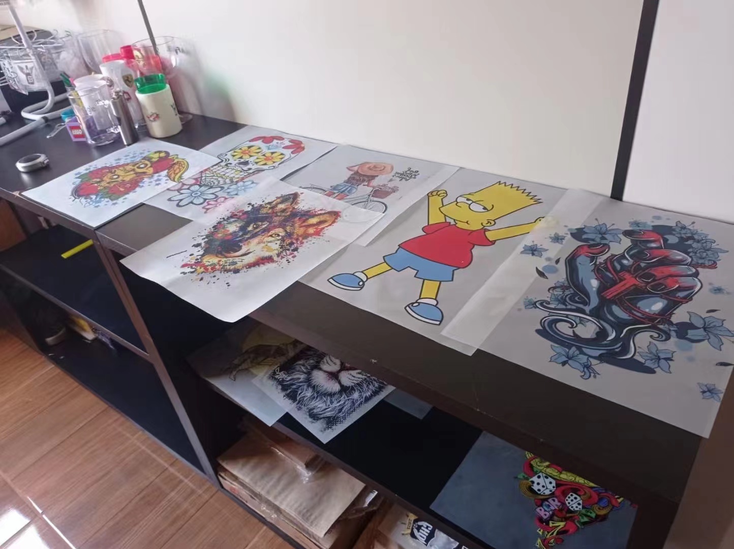Heat transfer DTF PET film( Inkjet Printable PET Film for Heat Transfer /Hot melt film)