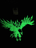 Easy weeding glow in the dark luminous Heat Transfer Vinyl photo luminescent PU flex For Clothing
