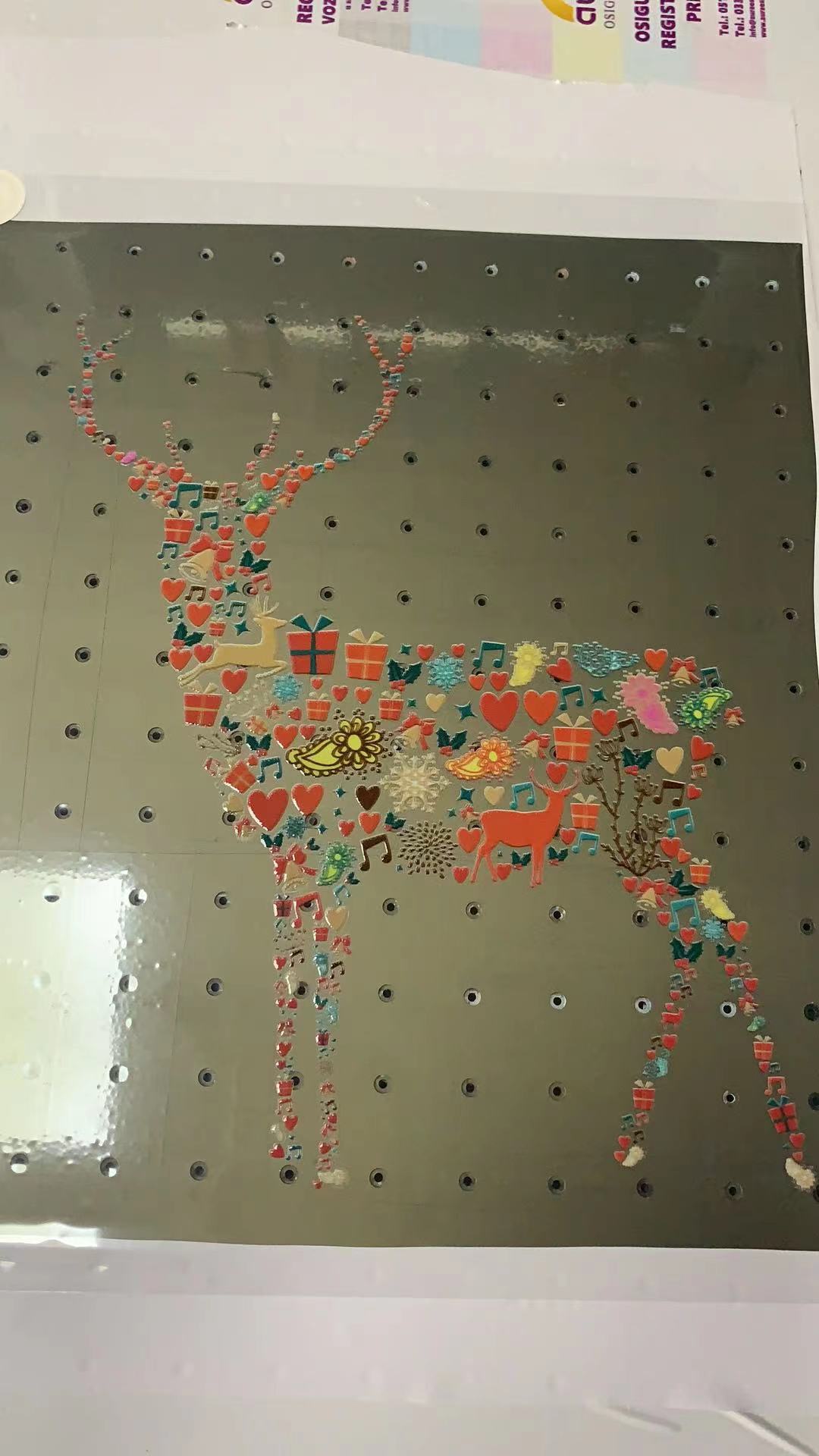 A3/A2 size UV DTF Film (A & B Film Set) UV DTF Cold/Hot Transfer Magic Film-UV Crystal Label for UV Transfer Solution 