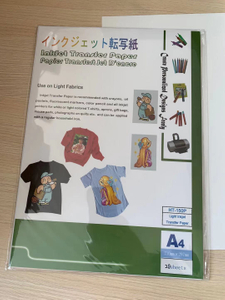 Light color inkjet printable PU transfer film for desk top inkjet printer