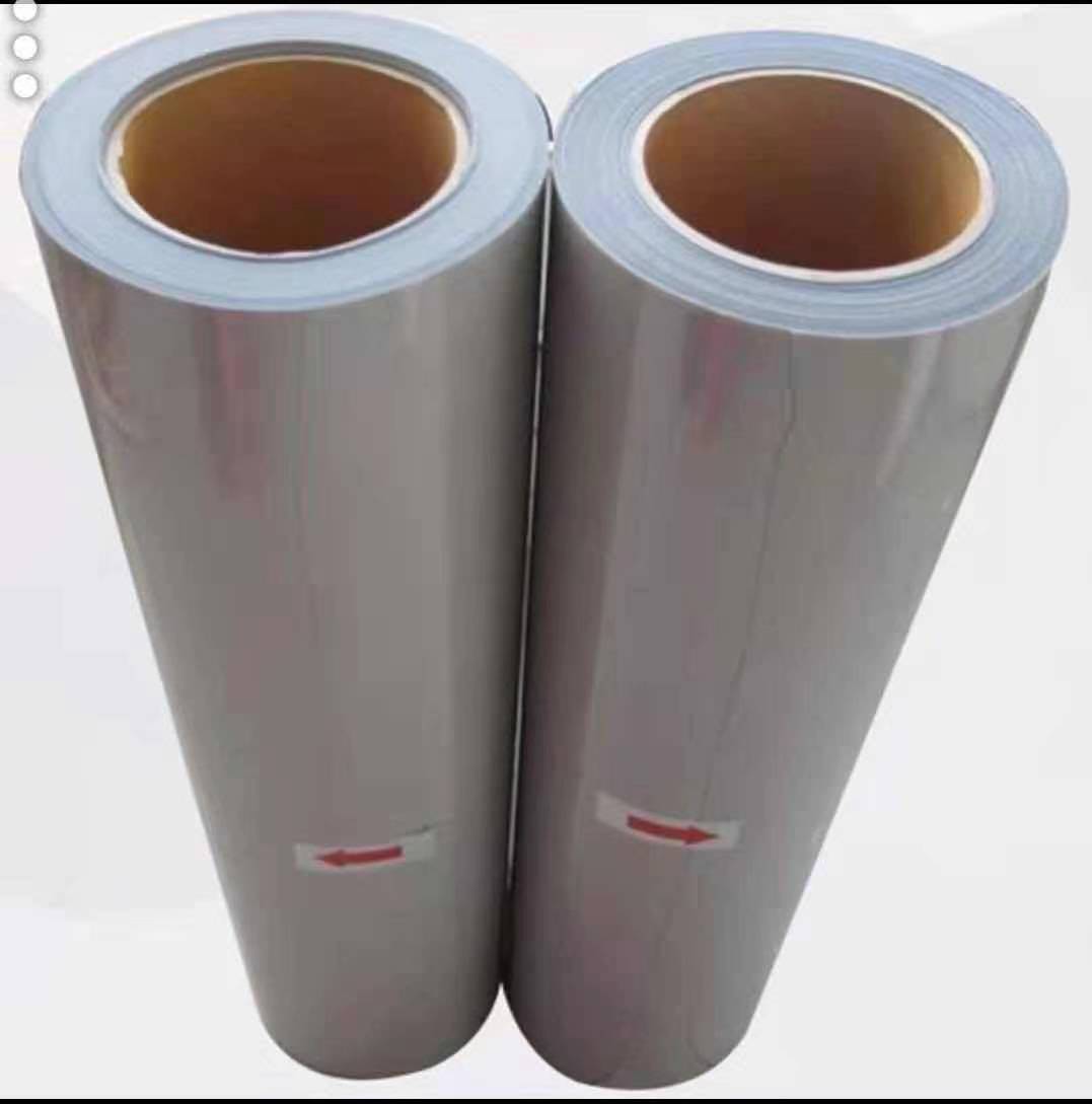 Easy weeding silver grey color reflective Heat Transfer Vinyl PU flex For Clothing